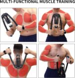 PROIRON Twister Arm Exerciser - Adjustable 10-200kg Hydraulic Power Home Chest Expander, Shoulder Muscle Training Fitness Equipment, Arm Enhanced Exercise Strengthener - Image 2