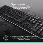 Logitech Mk270 Wireless Keyboard And Mouse Combo For Windows, 2.4 Ghz Wireless, Compact Wireless Mouse, 8 Multimedia And Shortcut Keys, 2-Year Battery Life, Pc/Laptop, English/Arabic - Image 5