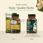 Gaia Herbs Lion’s Mane Mushroom - Brain and Nerve Support Supplement to Help Maintain Neurological Health - with Organic Lion's Mane Mushrooms - 40 Vegan Liquid Phyto-Capsules (40-Day Supply) - Image 6