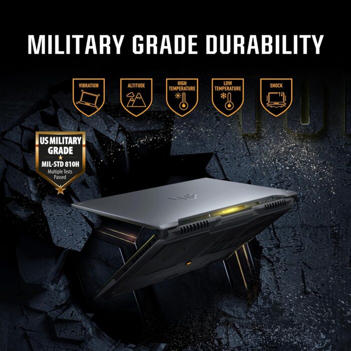 ASUS TUF Gaming F16 Gaming Laptop, 16” FHD+ 144Hz IPS-Level 16:10 Display, Intel® Core™ 5 210H, NVIDIA® GeForce RTX™ 4050, 16GB DDR5, 512GB PCIe Gen4 SSD, Wi-Fi 6, Win11 Home, FX607VU-SS53 - Image 9