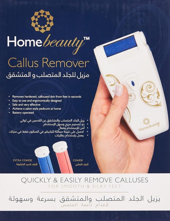 Homebeauty Home Beauty 6190278 Callus Remover Device Classic, White - Image 4