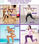 MYL Fitness Pilates Bar Kit with Resistance Bands Portable Gym and Home Workout Equipment for Women and Men - Image 5