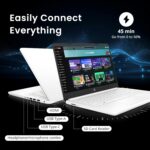 HP Flagship 14" HD Laptop with 1 Year Office 365 | 16GB RAM | 1.22TB Storage(64GB EMMC & 160GB Docking Station Set & 1TB Cloud Storage) | Intel 4-Core Processor | Webcam | Win 11s | White - Image 9