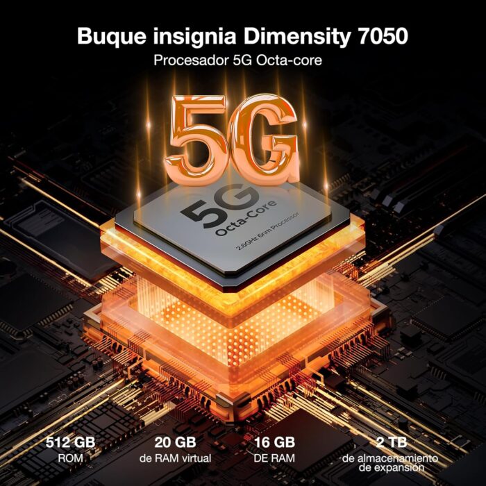DOOGEE V MAX Plus 5G Triple Defence Phone, 36GB+512GB, 200MP Triple Camera + 20MP Night Vision, 6.58" FHD+ 120Hz, 22000mAh/33W, Tenguet 7050, Android 14, IP68IP69K All Terrain Phone, NFC/WiFi6 (Black) - Image 2