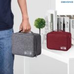 DAYONG Cable Organizer Bag, Electronic Accessories Bag, Portable Digital Storage Bag, Travel Gadgets Storage Case, Cable Organizer Bag Gadget Carry Bag for Hard Drives, Cables, Power, USB(Grey) - Image 7