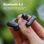 Amazfit Up Bluetooth Headphones, Open Ear Wireless Earbuds with Easy Touch, IPX4 Water Resistant Earphone, AI Noise Reduction, Earphones Compatible with Android & iPhone - Image 3