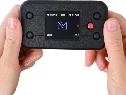NeuroMyst Pro tDCS Device Kit – Dual DC + AC Modes, Broad Dose (4 mA), Rechargeable, Bonus Case