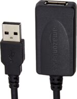 Amazon Basics USB-A 2.0 Extension Cable, for Printer, Mouse or Keyboard, Male to Female, 480Mbps Transfer Speed, 9.75 M, Black - Image 3