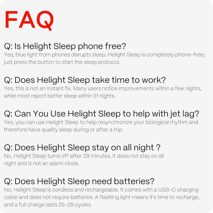 Helight Red Light Therapy Sleep Device – Patented & Award Winning 630nm Pure Red Light Lamp Sleep Aid to Support Deep Relaxation – Red Light for Sleep Lamp Backed by Science for Adults & Kids - Image 7