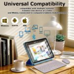 Bicchoo Wireless Bluetooth Keyboard and Mouse Combo, Ultra-Thin 2.4 GHz Wireless Keyboard and Mouse for iPad Pro/iPad Air/iPad 9.7 and Other iOS Android Windows Devices (White) - Image 4