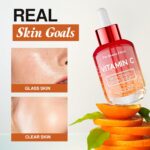 Vitamin C Brightening Facial Serum - Anti-Aging Skincare Hydrating Nourishing Radiant Complexion - All Skin Types - Lightweight Natural Ingredients - Vegan, Paraben & Cruelty Free - 1.69 Fl. Oz - Image 6