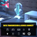 jomtown RGB Headphone Stand White and Gaming Headset Stand with 3-USB Hub, Featuring 6 LED colors + Breathing Light Mode, suitable for various places,The Ultimate Gaming Accessory for Gamer - Image 5