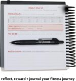 Fitlosophy Fitbook: Fitness Journal And Planner For Workouts, Weight Loss And Exercise, Black Single (12-Week), 16.5 X 14.5 - Image 8