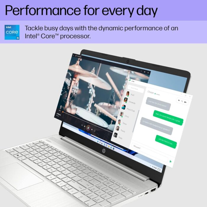 HP 15.6 inch Laptop, FHD Display, 12th Gen Intel Core i5, 16 GB RAM, 512 GB SSD, Intel Iris Xe Graphics, Windows 11 Home, 15-dy5399nr - 2023 - Image 6