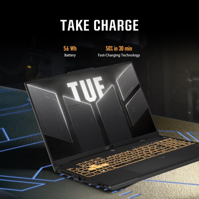 ASUS TUF Gaming F16 Gaming Laptop, 16” FHD+ 144Hz IPS-Level 16:10 Display, Intel® Core™ 5 210H, NVIDIA® GeForce RTX™ 4050, 16GB DDR5, 512GB PCIe Gen4 SSD, Wi-Fi 6, Win11 Home, FX607VU-SS53 - Image 8
