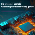 Retro Gaming Console, Handheld Game Console 720x720 4 Inch Screen, Retro Video Game Console 4000mAh Rechargeable Portable for (128GB) - Image 2