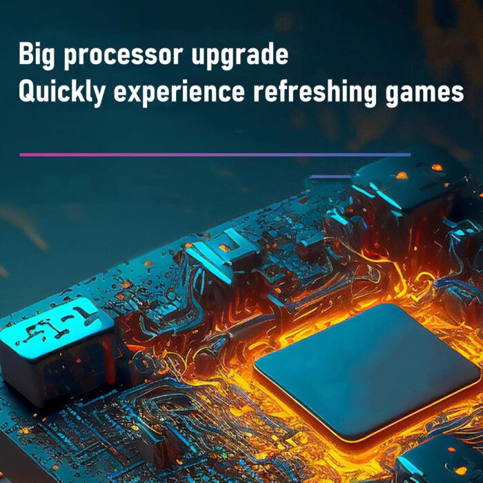 Retro Gaming Console, Handheld Game Console 720x720 4 Inch Screen, Retro Video Game Console 4000mAh Rechargeable Portable for (128GB) - Image 2
