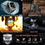 KOSPET Tank Smart Watch for Men/Women GPS, Extra-Long Battery with Bluetooth Calling, Pressure&Altitude&Compass - Image 2