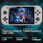 SJWOW M17 Retro Handheld Game Console with 20000+ Games, 4.3-inch IPS Screen Video Games Consoles, Open Source Linux System Retro Gaming Console, Portable Game Console - 128G - Image 2
