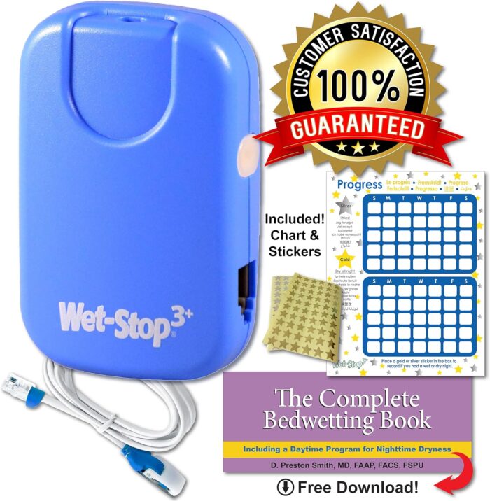 Wet-Stop 3 Bedwetting Alarm (BLUE) 6 Alarms & Vibration, Enuresis Alarm, Incontinence, Potty Training - Image 6