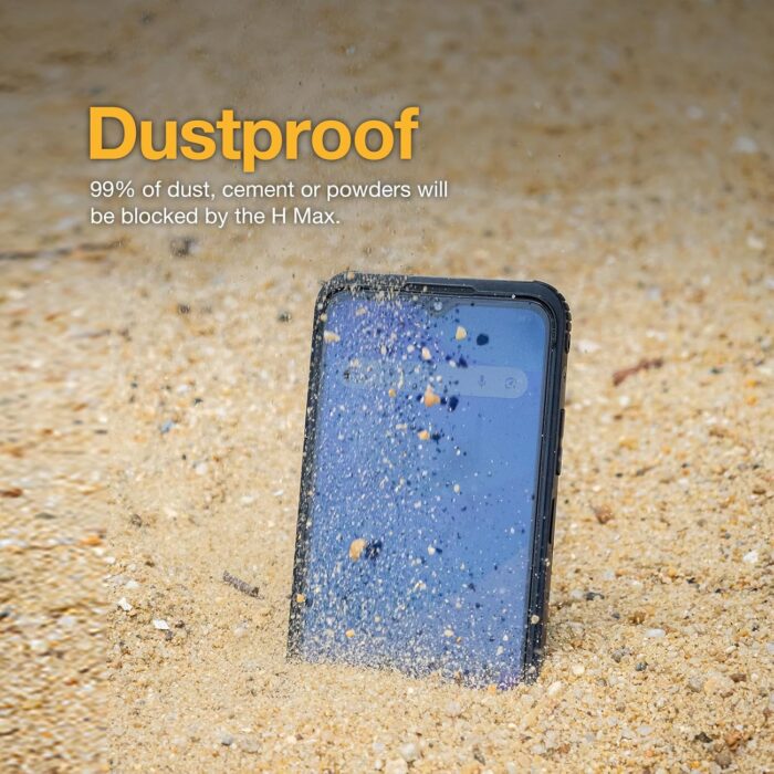 AGM H MAX Rugged Smartphone Unlocked, 4G Outdoor Phone with 10000mAh Battery, Android 14, 4GB+128GB, 6.56” HD+ Display, IP68/IP69K, Face ID, Dual SIM, NFC (AE version) - Image 5