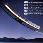 Quntis Curved Monitor Light Bar with Remote &Touch, Auto Adjustable Brightness and Colour Temperature Eye-Care USB Computer Lamp with Multifunction Shelf Screen Light Bar, No Glare Home Office Gaming - Image 7