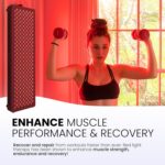 hooga Red Light Therapy , 660nm 850nm, Near Infrared LED Light Therapy, 100 LEDs. High Power, Low EMF Output. for Energy, Pain Relief, Skin Health, Beauty, Anti Aging and Performance. HG500. - Image 5