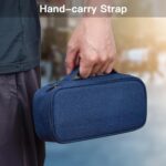Portable Cable Electronic Accessories Storage Bag,Travel Gadgets Storage Case Cable Organizer Pouch Compatible for Charger USB Cables SD Memory Cards Earphone Flash Hard Drive Phone Power Bank - Image 5