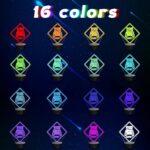 NALACAL Gamepad 3D Illusion Night Light - LED Lamp with 16 Colors, Touch and Remote Control - Ultimate Gamer Gift for Teens, Men, and Boys - Stylish Game Room Decor - Image 2