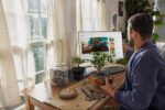 HP Series 5 27 inch FHD Monitor with Speakers - 527sa,27inch(68.6 cm),FHD(1920 x 1080),300 nits,Integrated Speakers,Anti-Glare, Eye Ease,3.28kg - Image 4