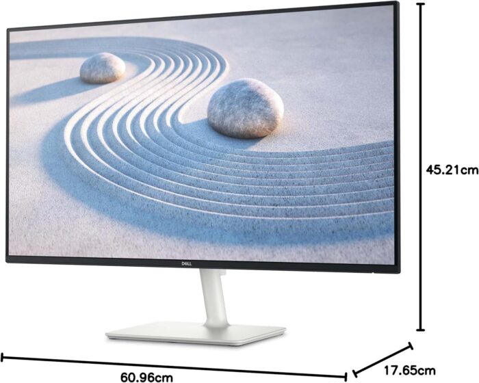 Dell S2725H 27" Full HD (1920x1080) Monitor, 100Hz, IPS, 4ms, 99% sRGB, Built-in Speakers, Ultra-thin Bezel, 2x HDMI, 3 Year Warranty, White - Image 7