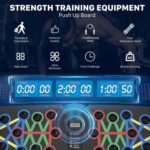30-in-1 Push Up Board, Multi-Function Portable Gym Equipment with Pull-Up Bar Handles, Foldable Strength Training Stands, Professional Fitness Equipment for Chest, Arm, and Muscle Workouts - Image 2