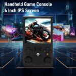 Retro Gaming Console, Handheld Game Console 720x720 4 Inch Screen, Retro Video Game Console 4000mAh Rechargeable Portable for (128GB) - Image 5