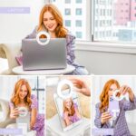 LITTIL Selfie One - Ring Light for Phone, iPhone, Android or Laptop | 3 Adjustable Light Modes | Rechargeable Batteries | Clip On Design | Perfect for Beauty, Influencers, Creators - Image 6