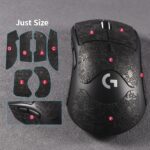 OSHIMA Anti Slip Mouse Tape, Superlight Wireless Gaming Mouse Skin for Logitech G Pro X Superlight Superlight 2 Wireless Gaming Mouse Skins Snow Pattern Sweat Resistant Cut to Fit Easy to Apply - Image 6