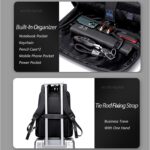 Arctic Hunter Durable Laptop Bag Light Weight Water Resistant with USB Jack Travel Backpack with Separate Laptop Compartment for Unisex, B00478 - Image 8