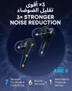 soundcore Liberty 4 Pro by Anker, Noise Cancelling Wireless Earbuds, 7-Sensor and Real-Time Adaptive Noise Cancelling, 2× Faster Charging, Studio-Level Hi-Fi Music, Clear Calls with 9 Mics and AI - Image 3