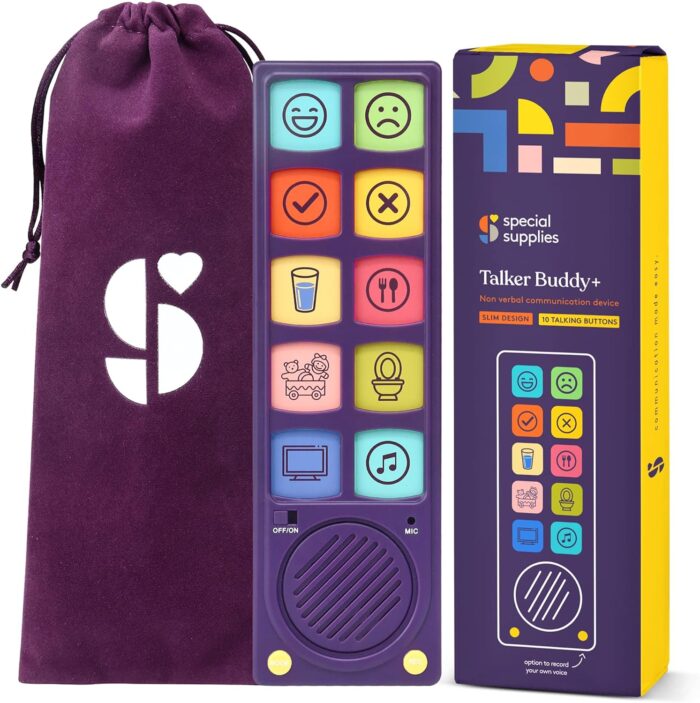 Special Supplies AAC Communication Device Speech Therapy,Talker Buddy Communication Device For Non Verbal Kids & Adults,Autism Talking Aids For Home,School Kids Communication Device W/Recording Option - Image 8