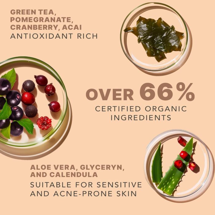 Face Wash - USA Made with Natural & Organic Ingredients, Facial Cleanser for Acne Prone, Combination and Oily Skin, Non Toxic Face Wash for Sensitive Skin, Gentle Face Cleanser for Women & Men - Image 5