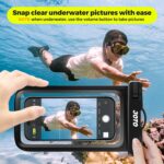 JOTO Universal Waterproof Phone Pouch Cellphone Dry Bag Case for iPhone 16 15 14 13 12 11 Pro Max Mini Plus Xs XR X 8 7 6S, Galaxy S23 S22 S21 Plus Note, Pixel up to 7" -Black - Image 3