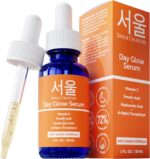 Seoul Ceuticals Korean Skin Care - 20% Vitamin C Hyaluronic Acid Serum + CE Ferulic Acid Provides Potent Anti Aging, Anti Wrinkle Korean Beauty 1oz