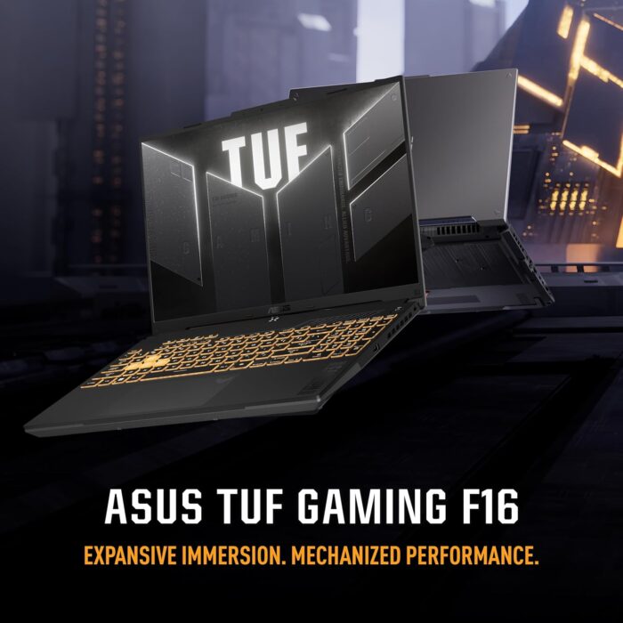 ASUS TUF Gaming F16 Gaming Laptop, 16” FHD+ 144Hz IPS-Level 16:10 Display, Intel® Core™ 5 210H, NVIDIA® GeForce RTX™ 4050, 16GB DDR5, 512GB PCIe Gen4 SSD, Wi-Fi 6, Win11 Home, FX607VU-SS53 - Image 4