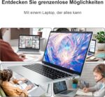 Elepad Laptop, 14.1Inch FHD IPS Screen, N4105 Processor, 6GB RAM 256GB SSD Expandable 1TB, Windows 11 Computer with 2 Stereo Speakers, WiFi-5, HDMI - Image 6