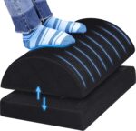 Adjustable Foam Foot Rest for Under Desk at Work, Under Desk Footrest Ergonomic Foam Foot Rest Desk Foot Cushion for Office, Work, Gaming, Computer, Gift, Office Accessories Back & Hip Pain Relief