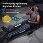 FIT KING Air Compression Recovery System, Rechargeable Portable Leg Massager, Customized Massage Zone and Pressure Sensor Technology (Medium) - Image 2