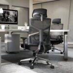 HOLLUDLE Ergonomic Office Chair with Adaptive Backrest, High Back Computer Desk Chair with 4D Armrests, Adjustable Seat Depth, Lumbar Support and 2D Headrest, Swivel Task Chair, Black - Image 7