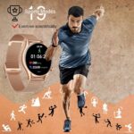 IP68 Waterproof Smartwatch for Women - Fitness Tracker Answer/Make Calls Heart Rate Blood Pressure Sleep Monitor Step Counter-Sport Running Digital Watch for Android iOS Phones (Pink) - Image 5