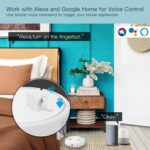 MOES Fingerbot Smart Switch Pusher, Touch Control, Tuya/Smart Life App Control, Requires BLE Hub for Timer, Voice Control, Compatible with Alexa, Google Home, and IFTTT, 1 Fingerbot - Image 5