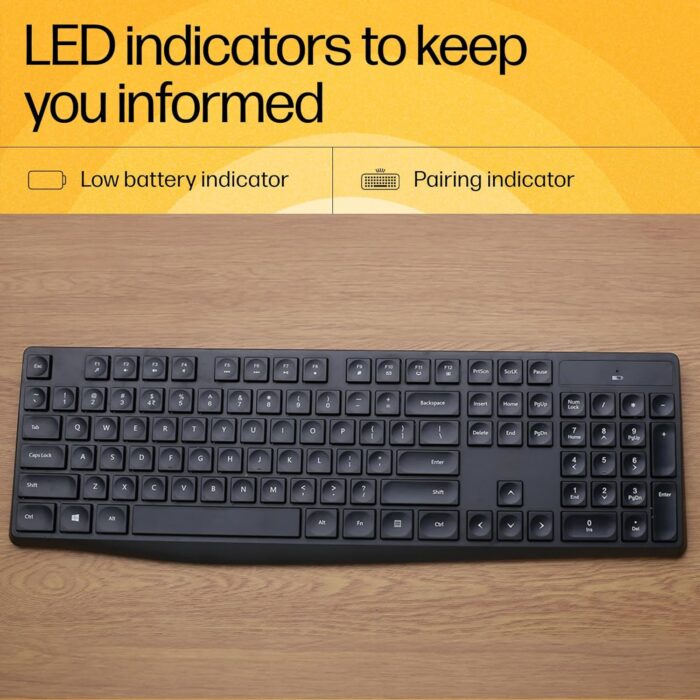 HP Wireless Keyboard and Mouse Combo - CS10 - Image 5