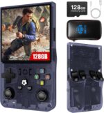 2025 New Upgrade R36MAX Retro Handheld Game Console with 60GB Built-in 15000 Classic Games, Portable Hand Held Open Source Linux System 4.0-in 4k HD IPS Screen Video Player(Gray 60GB) - Image 8